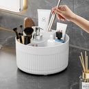 Organizador Giratorio 360° para Maquillaje – Soporte para Brochas, Labiales y Cosméticos