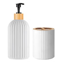 Organizador de Baño Minimalista con Dispensador